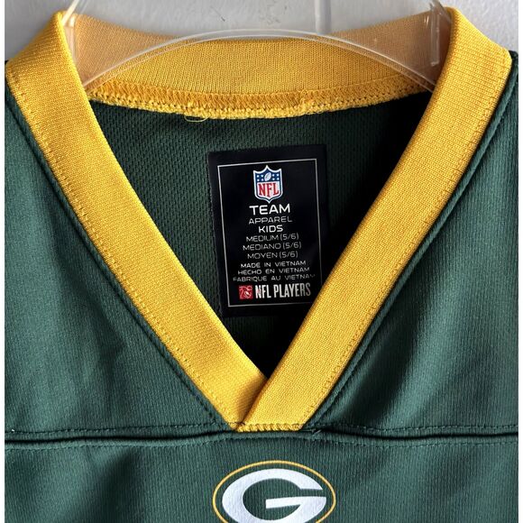 NFL TEAM Apparel GREEN BAY PACKERS #52 Matthews Kids Med 5/6 Football Jersey #F - Picture 3 of 5